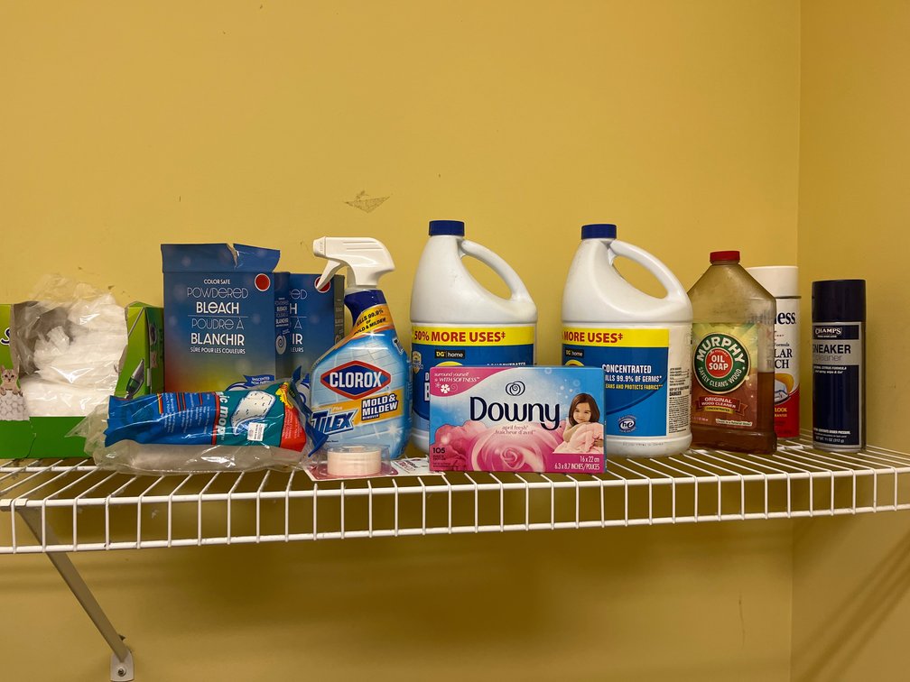 Cleaning supplies