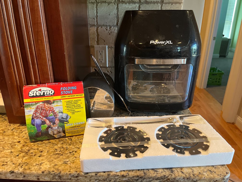 Power XL Air Fryer and Folding Stove