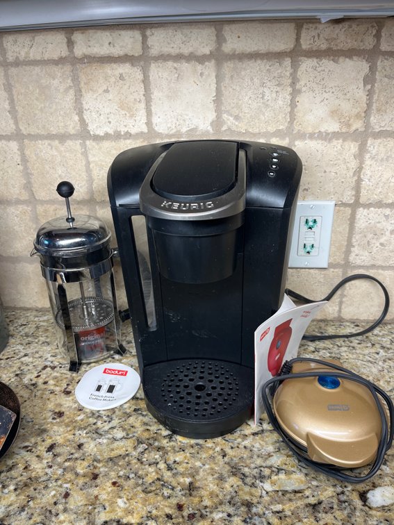 Keurig/ French Press/ Mini Griddle