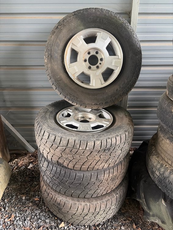 Set of Wheels and Tires