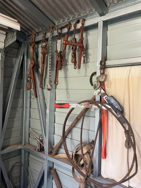 Chain Dogs and Come-Along Assortment