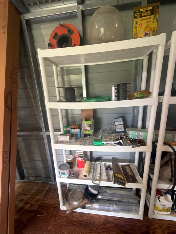 Entire Shelf Of Garage Items