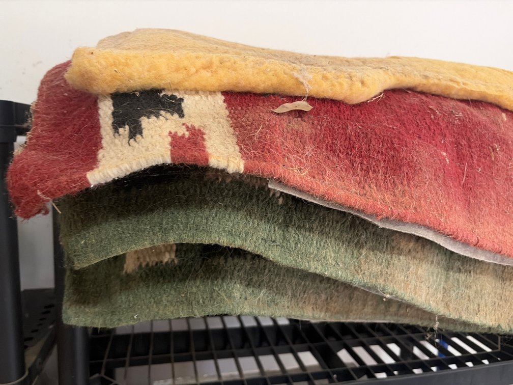 3 Billy Cook Saddle Blankets