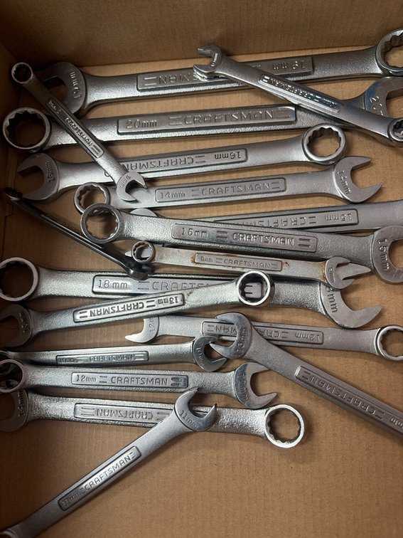 Assorted Craftsman Metric Wrenches