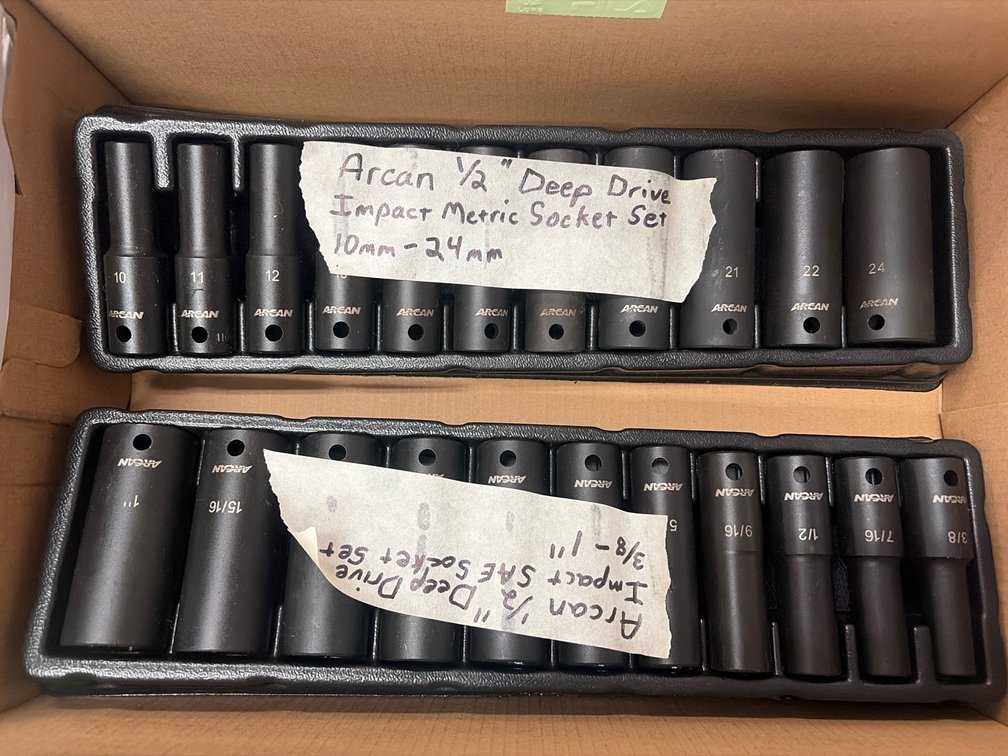 Arcan Deep Drive Socket Set