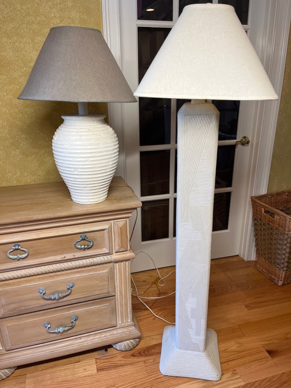 Table and Floor Lamp