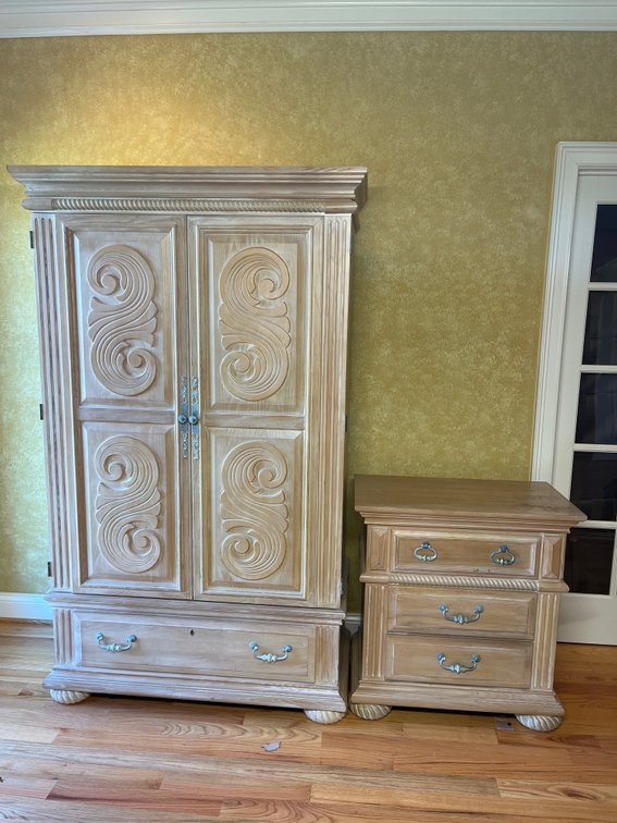 American Drew Night Stand and Tv Cabinet/ Chest of Drawers