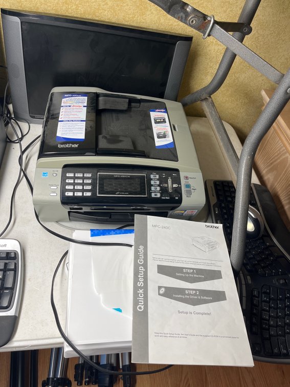 Brother All in One Printer with Accessories
