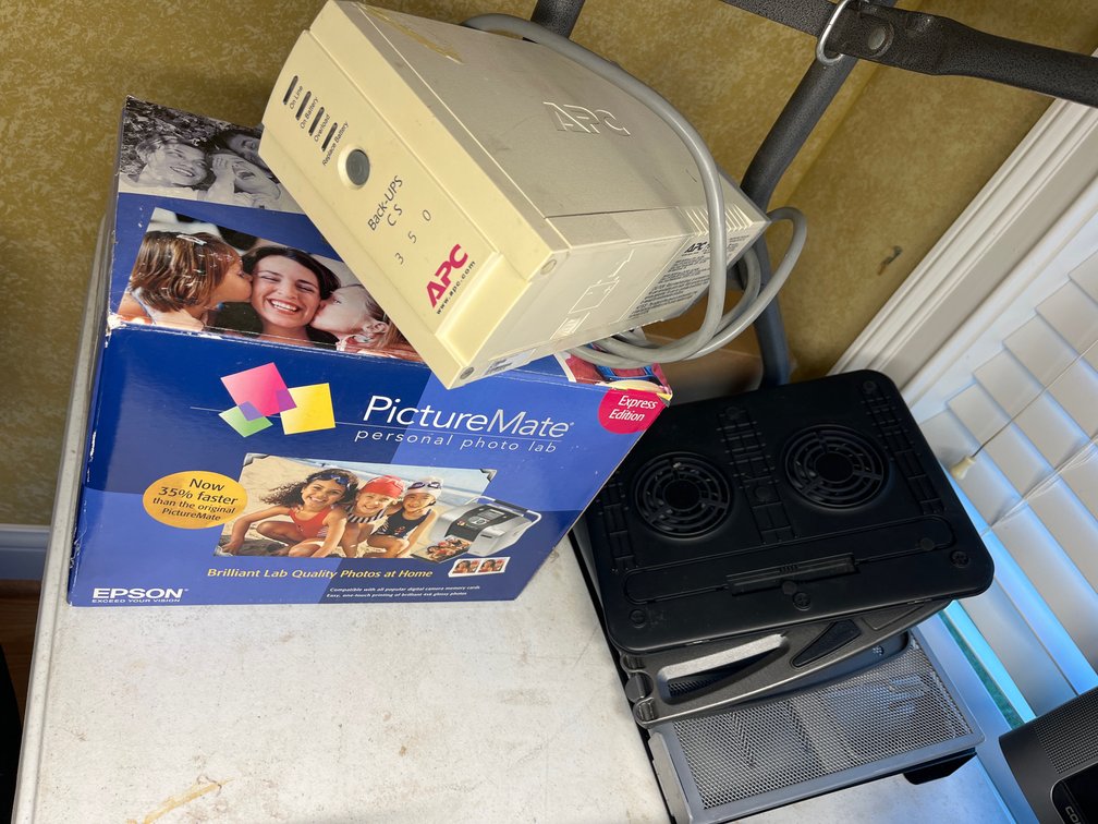 Personal Photo Printer with Laptop Holder and APC Backup