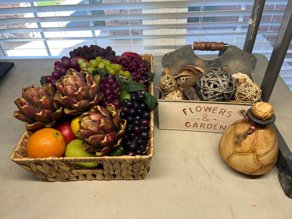 Fruit Basket and Decor