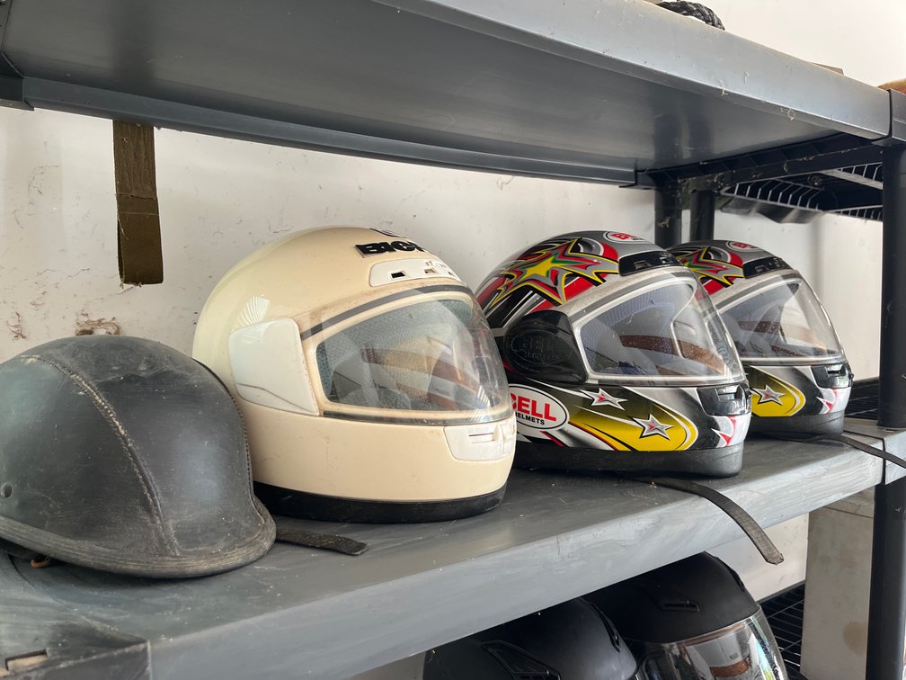 4 Motorcycle Helmets