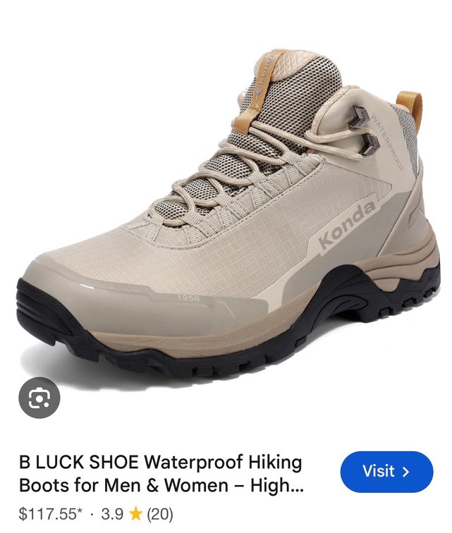 Konda Waterproof Hiking Boots, Size US 9 - Est. Retail $117.55