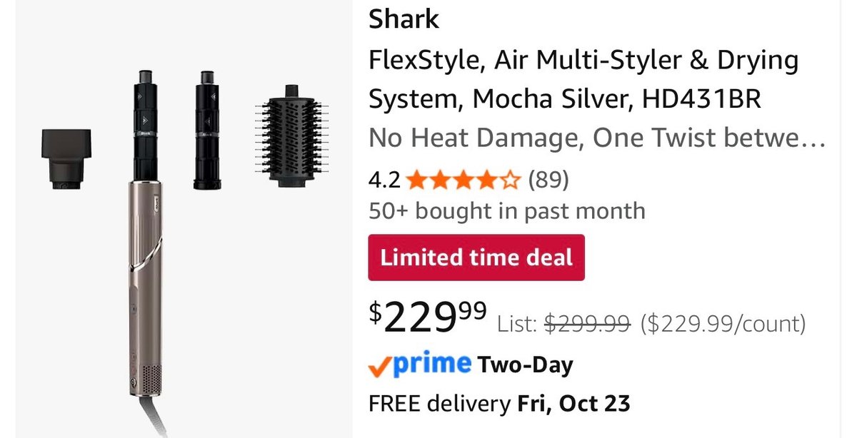 Shark FlexStyle Air Styling & Drying System- Est. Retail $230