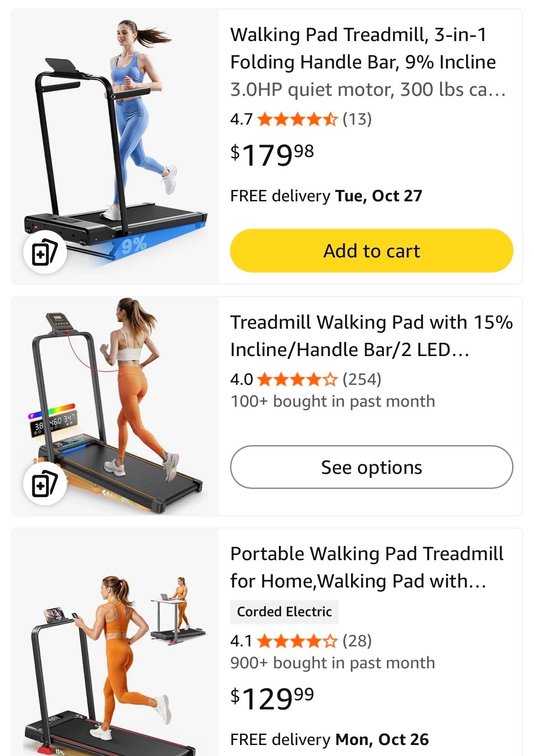 380AM Pro Max Folding Treadmill - Est. Retail $179.98