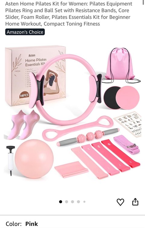 Asten 14-Piece Home Pilates Essentials Kit