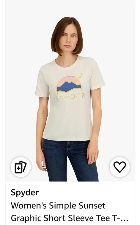 Spyder Women's Simple Sunset T-Shirt, Size M- Est. Retail $29