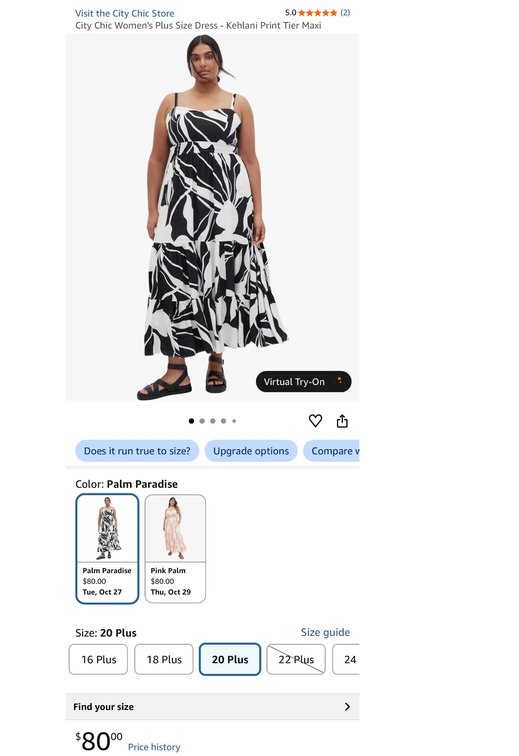 City Chic Kehlani Maxi Dress Size 20 Plus - Est. Retail $80