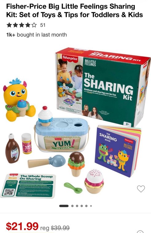 Fisher-Price Big Little Feelings The Sharing Kit