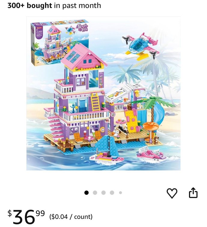 Beach Villa Building Block Sets