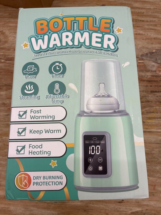 Grownsy 8-in-1 OG Fast Bottle Warmer with Timer, Green