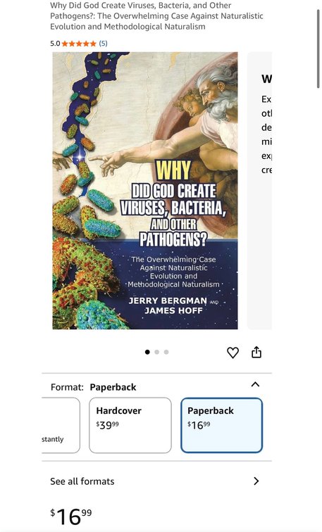 Why Did God Create Viruses, Bacteria, and Other Pathogens- Est. Retail $16.99