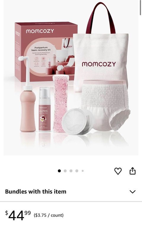 Momcozy Postpartum Basic Recovery Kit- Est. Retail $44.99