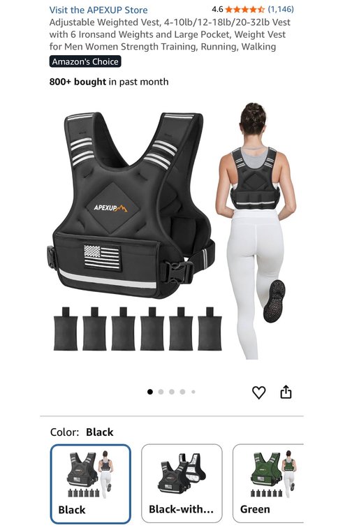 Adjustable Weighted Vests