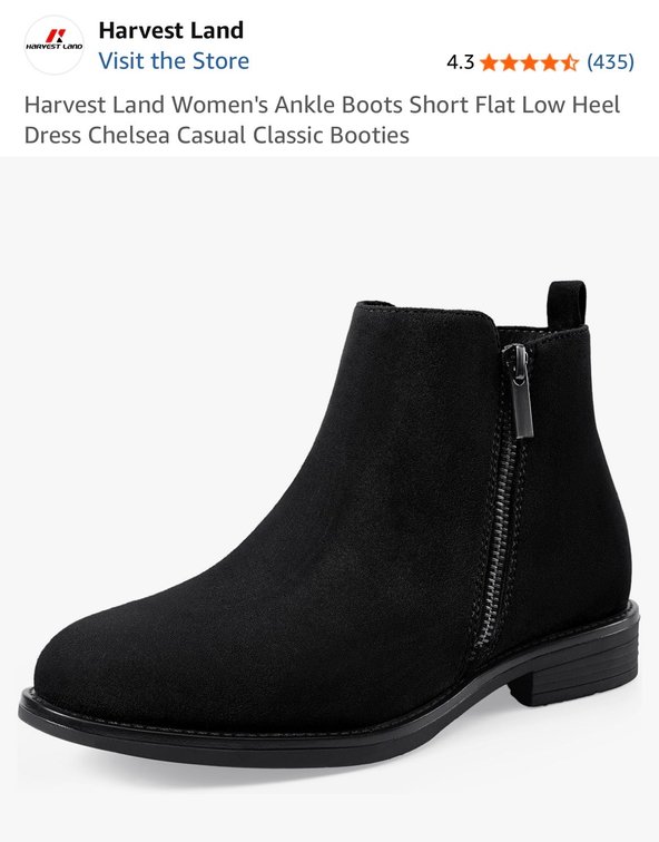 Harvest Land Women's Ankle Boots Size 6 - Est. Retail $52.99