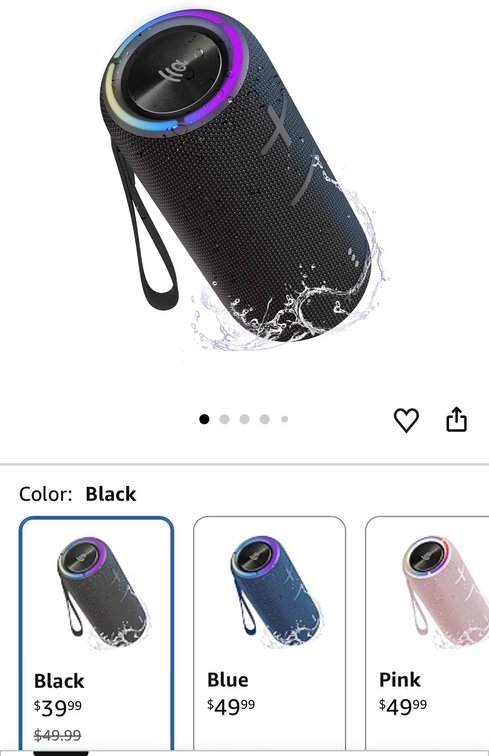 Tazata Portable Wireless Speaker - Est. Retail $39.99