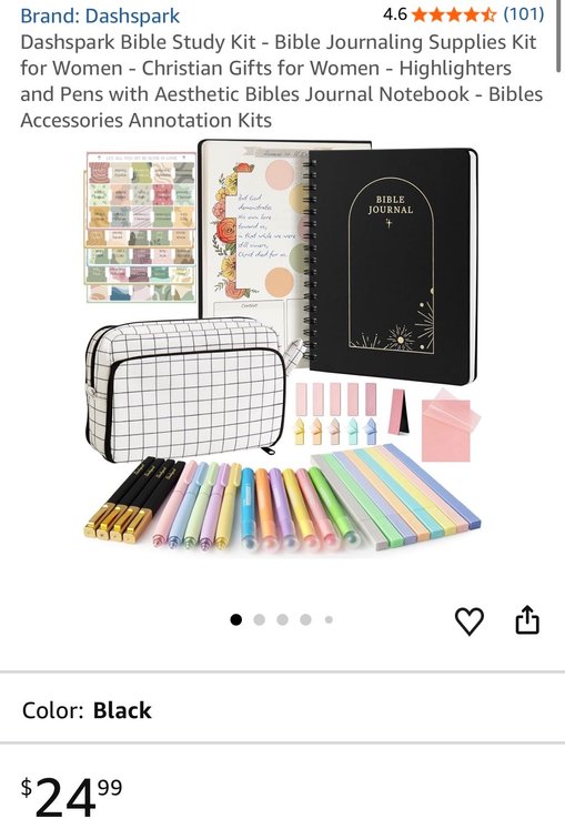 Dashspark Bible Study Journaling Kit- Est. Retail $24.99