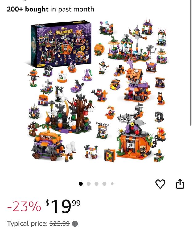 Happy Halloween 6-in-1 Building Blocks Set - Est. Retail $25.99