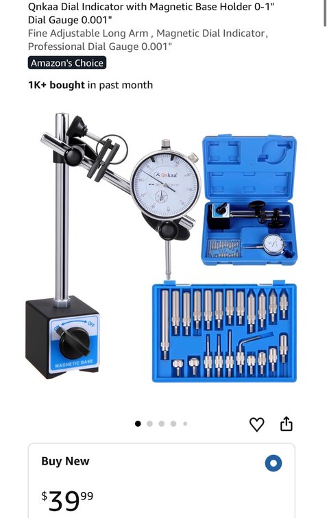 Dial Indicator and Digital Dial Indicator Sets with Magnetic Bases
