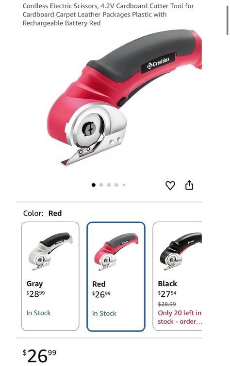 Creddux Cordless Electric Scissors- Est. Retail $26.99
