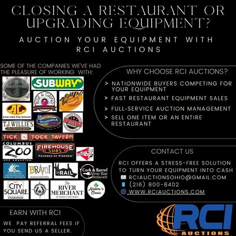 Image for Filter Upscale Restaurant Online Auction Of Commercial Restaurant Equipment (SHIPPING & LOCAL DELIVERY AVAILABLE) - Cleveland, Ohio Division