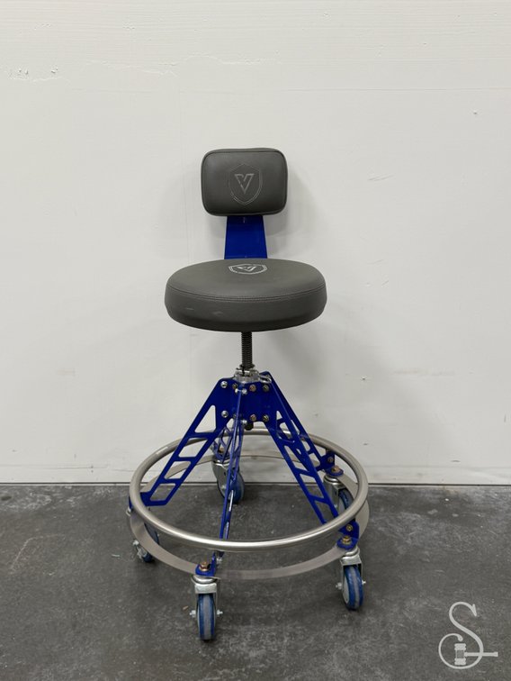 Vyper Industrial Rolling Shop Stool