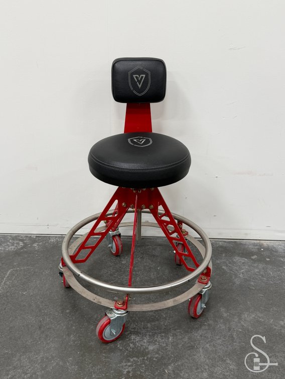 Vyper Industrial Rolling Shop Stool