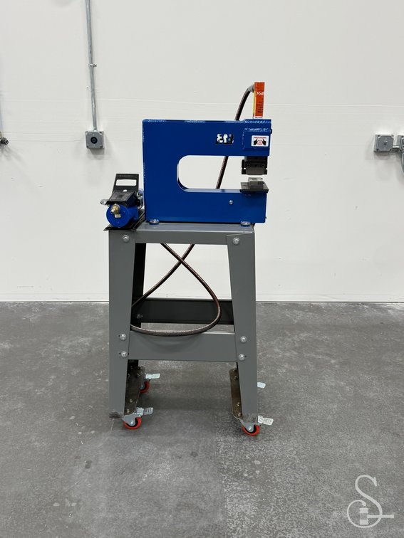 Mittler Bros. 5-Ton Hydraulic Bench Press on Stand
