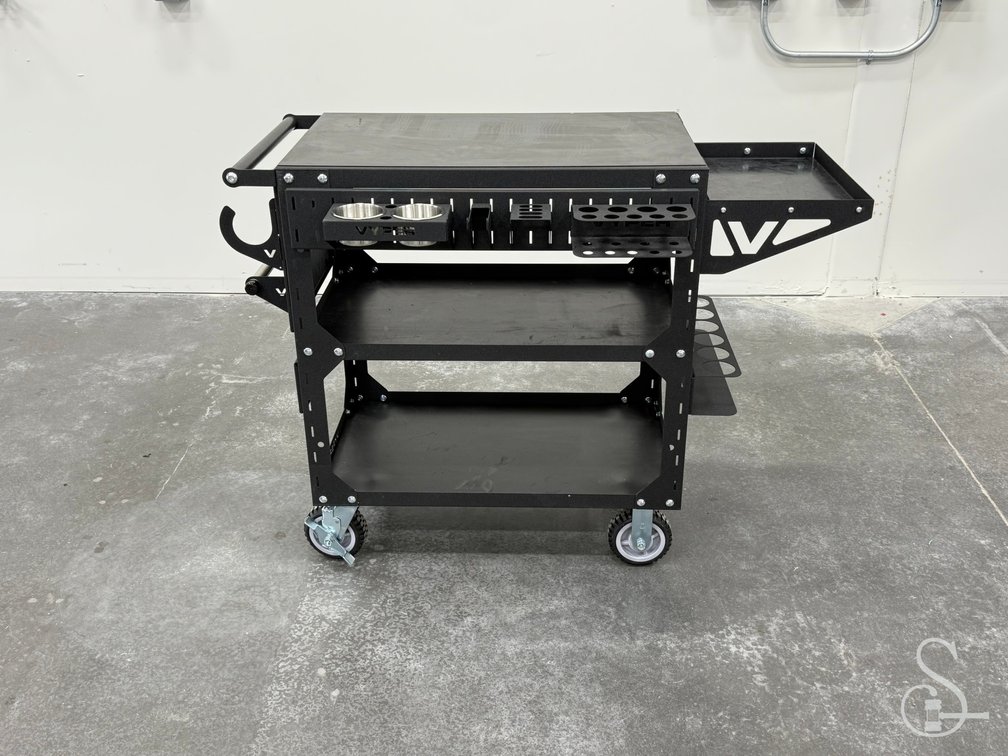 Vyper 3-Tier Heavy-Duty Rolling Utility Cart