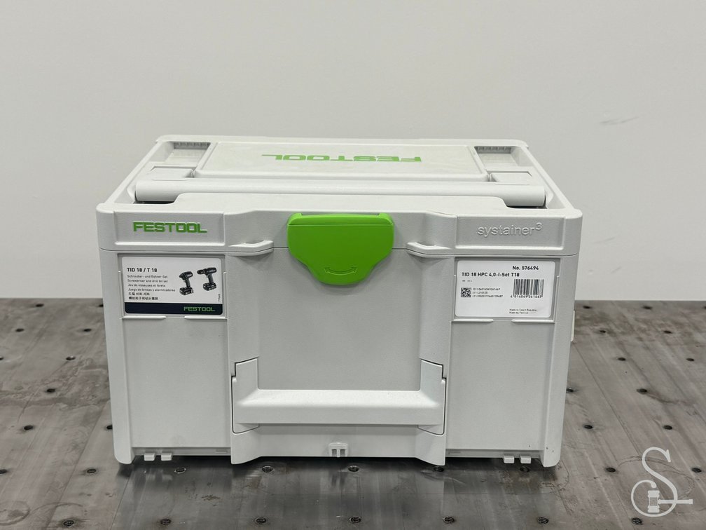 Festool TID 18 & T 18+3 18V Cordless Drill Combo Set
