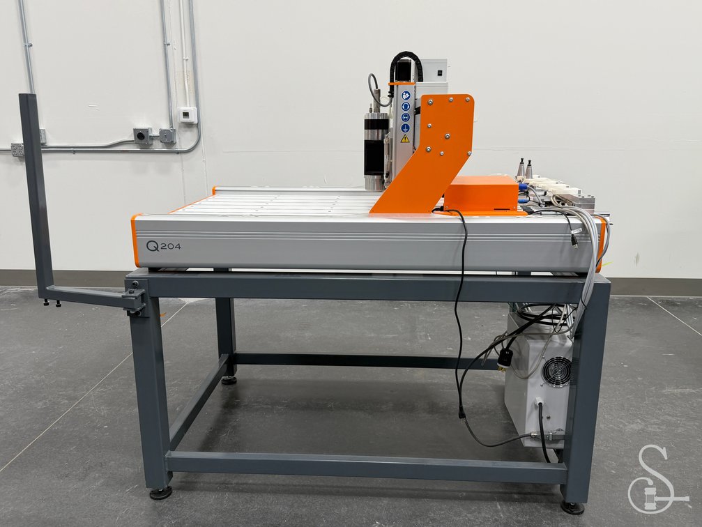 Stepcraft Q204 Q-Series CNC Router on Steel Stand