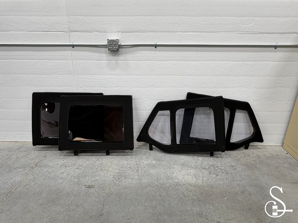 Vehicle Soft Top Windows and Upper Half Doors