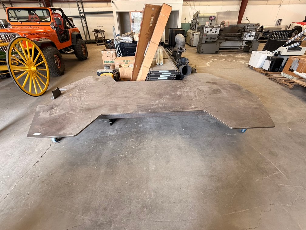 Fabricated Steel Rolling Fixture Table