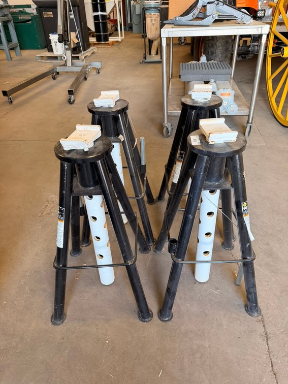 Omega 10-Ton High-Lift Pin-Style Jack Stands