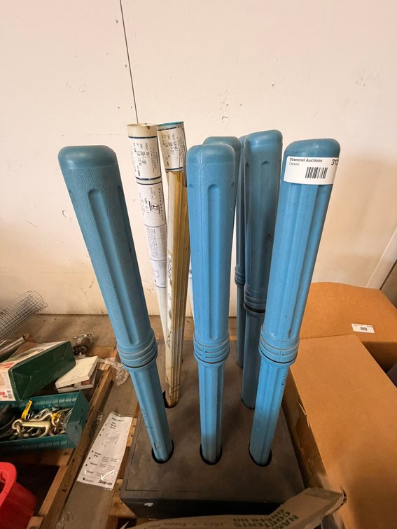 Welding Filler Rods and Storage Tubes with Organizer Stand