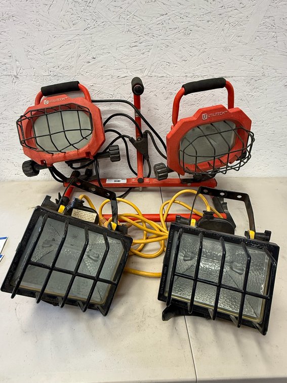 Dual-Head and Portable Halogen Work Lights