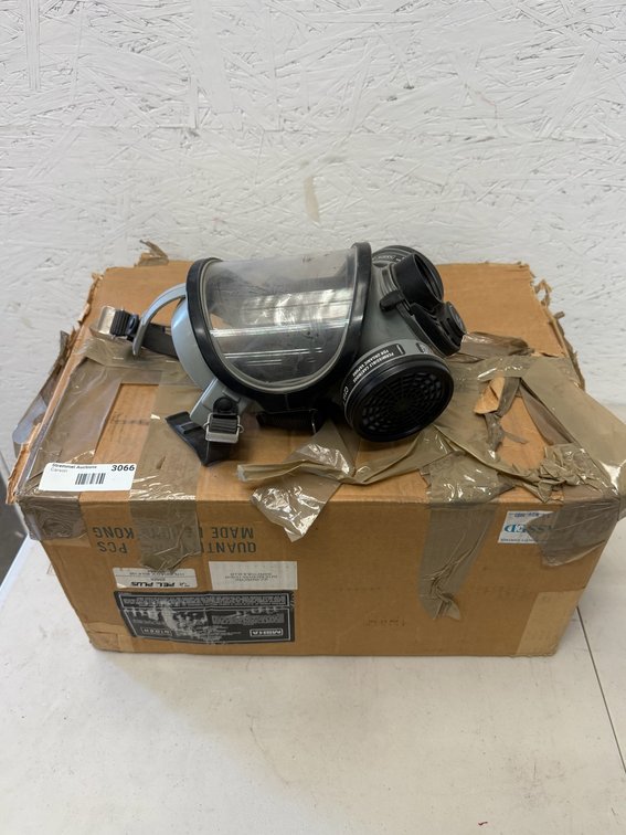 Full-Face Respirator Mask and Filter Cartridges