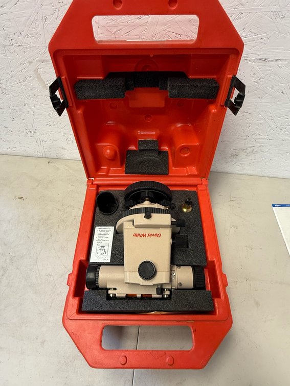 David White 8870-125 Optical Transit Level