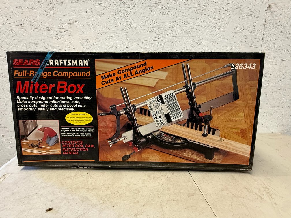 Sears Craftsman 9 36343 Full-Range Compound Miter Box