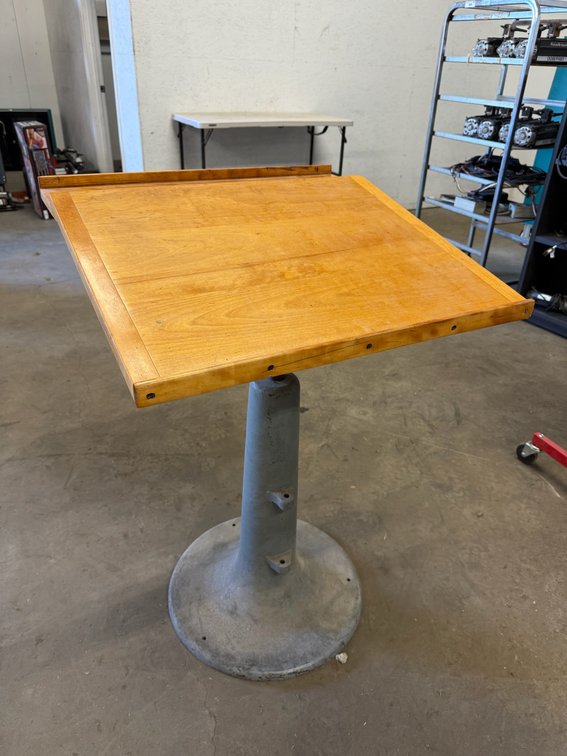 Adjustable Wood Drafting Table