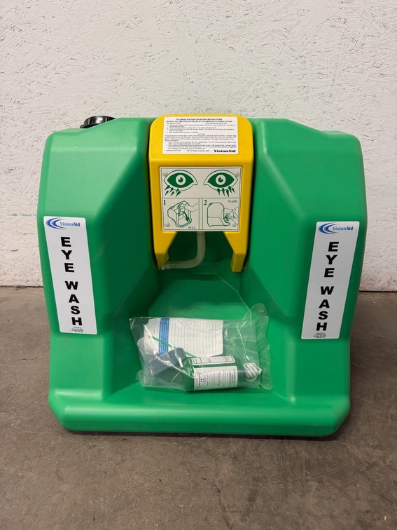 VisionAid 01116 16-Gallon Portable Eyewash Station